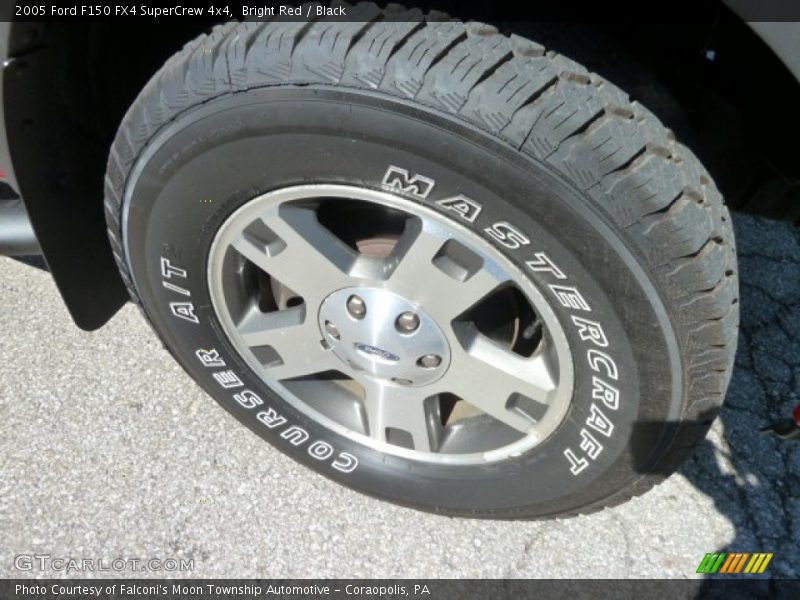 Bright Red / Black 2005 Ford F150 FX4 SuperCrew 4x4