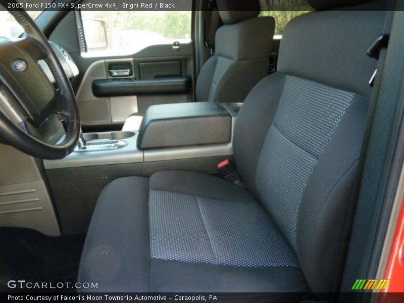Bright Red / Black 2005 Ford F150 FX4 SuperCrew 4x4