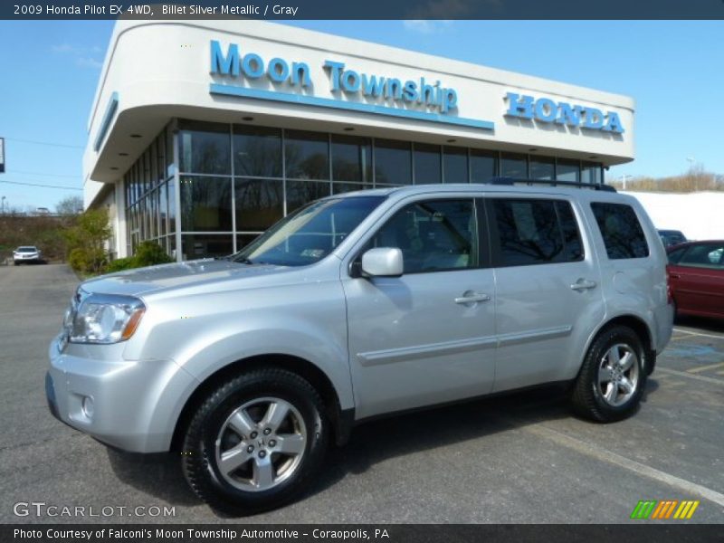 Billet Silver Metallic / Gray 2009 Honda Pilot EX 4WD