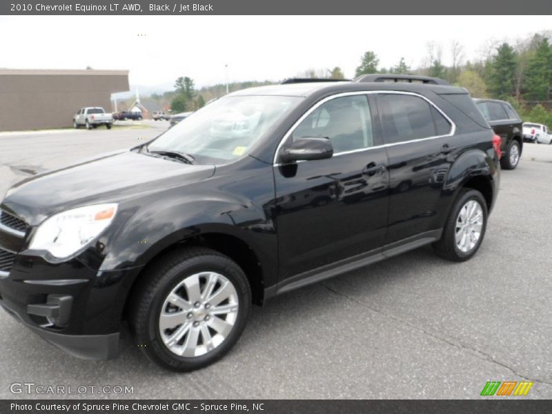 Black / Jet Black 2010 Chevrolet Equinox LT AWD