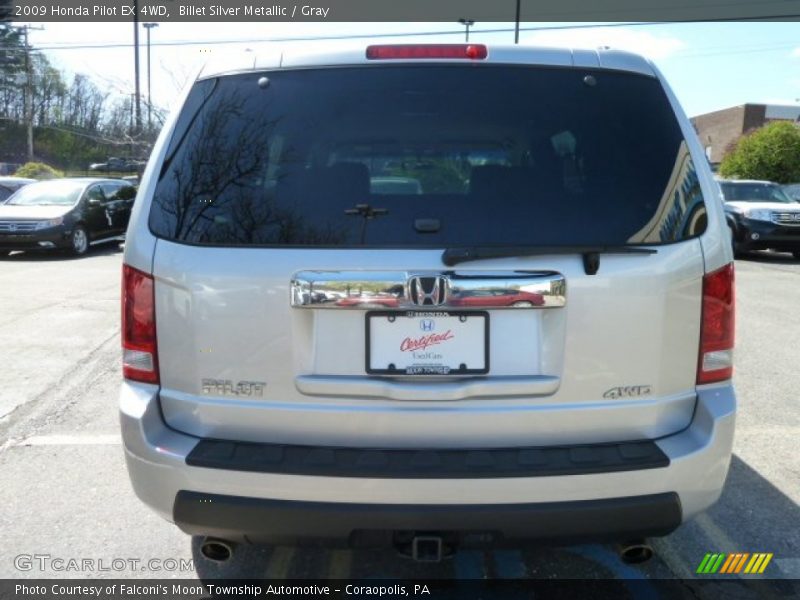 Billet Silver Metallic / Gray 2009 Honda Pilot EX 4WD