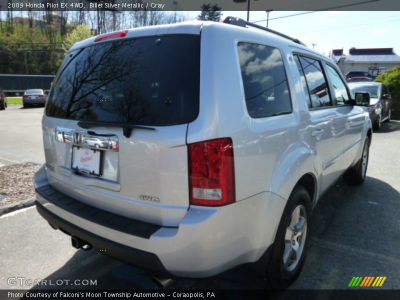 Billet Silver Metallic / Gray 2009 Honda Pilot EX 4WD