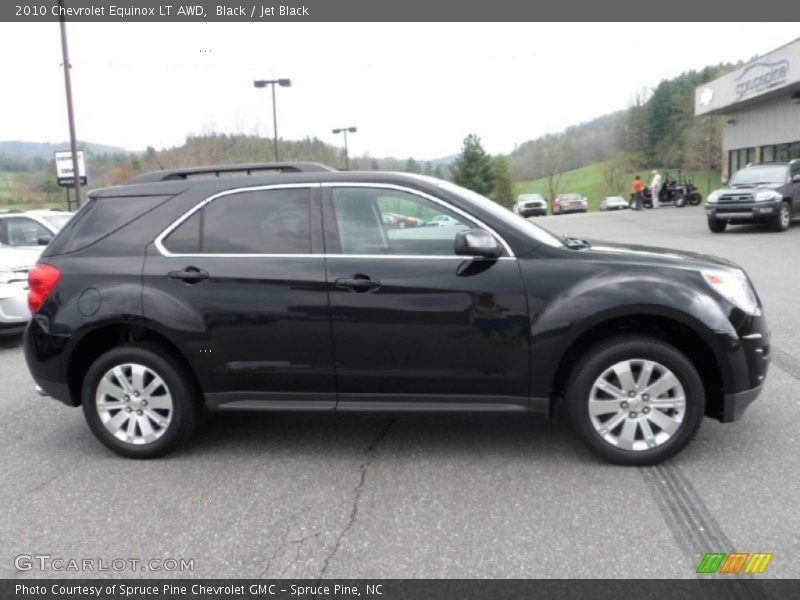 Black / Jet Black 2010 Chevrolet Equinox LT AWD