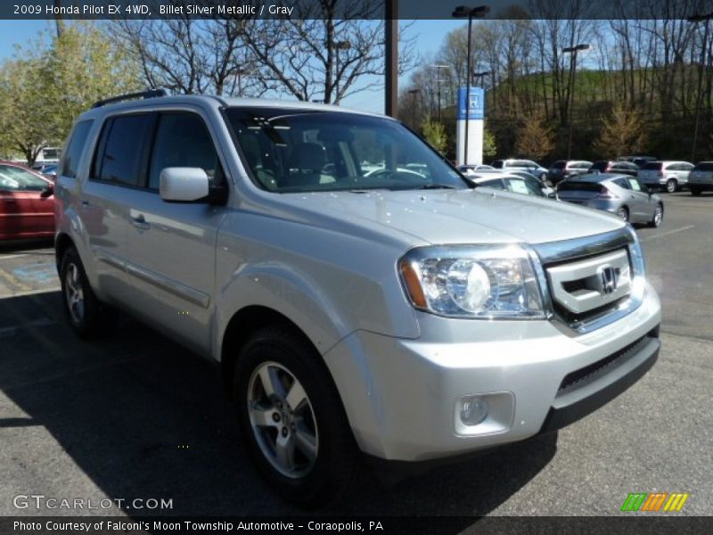 Billet Silver Metallic / Gray 2009 Honda Pilot EX 4WD