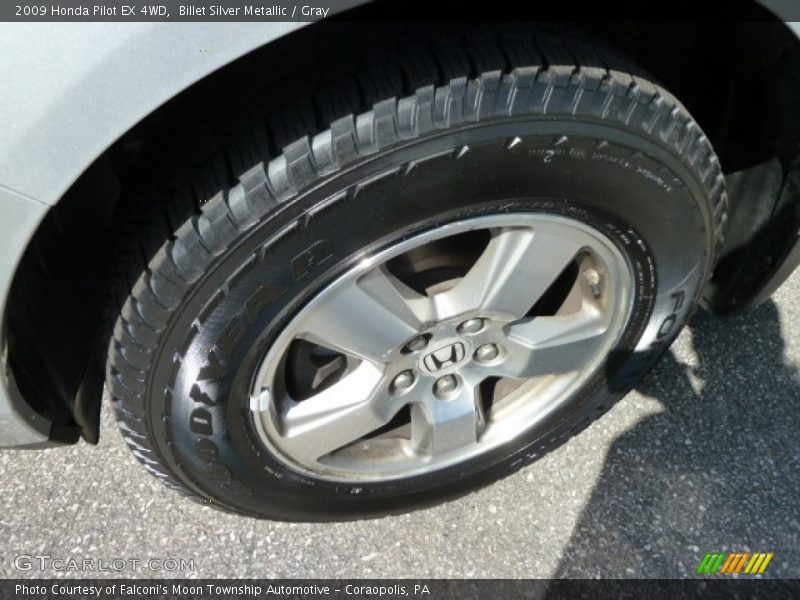 Billet Silver Metallic / Gray 2009 Honda Pilot EX 4WD