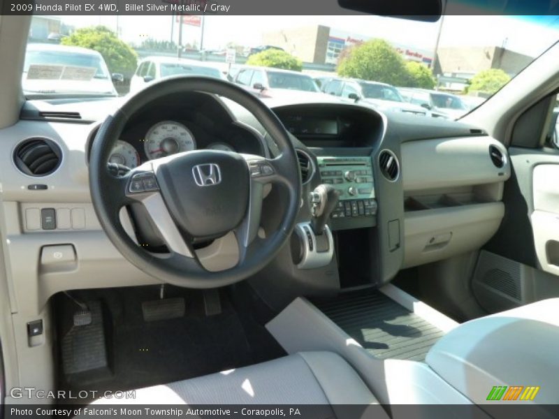 Billet Silver Metallic / Gray 2009 Honda Pilot EX 4WD