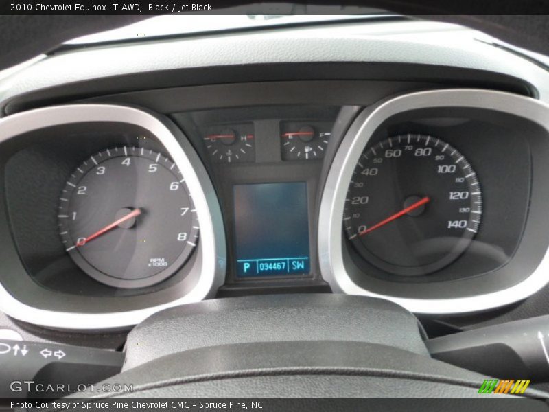 Black / Jet Black 2010 Chevrolet Equinox LT AWD