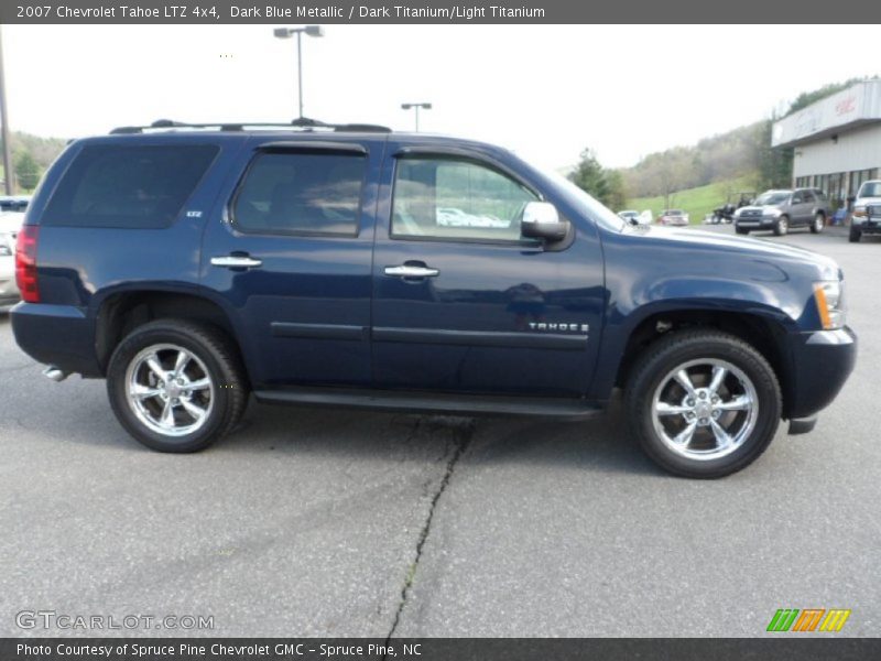 Dark Blue Metallic / Dark Titanium/Light Titanium 2007 Chevrolet Tahoe LTZ 4x4