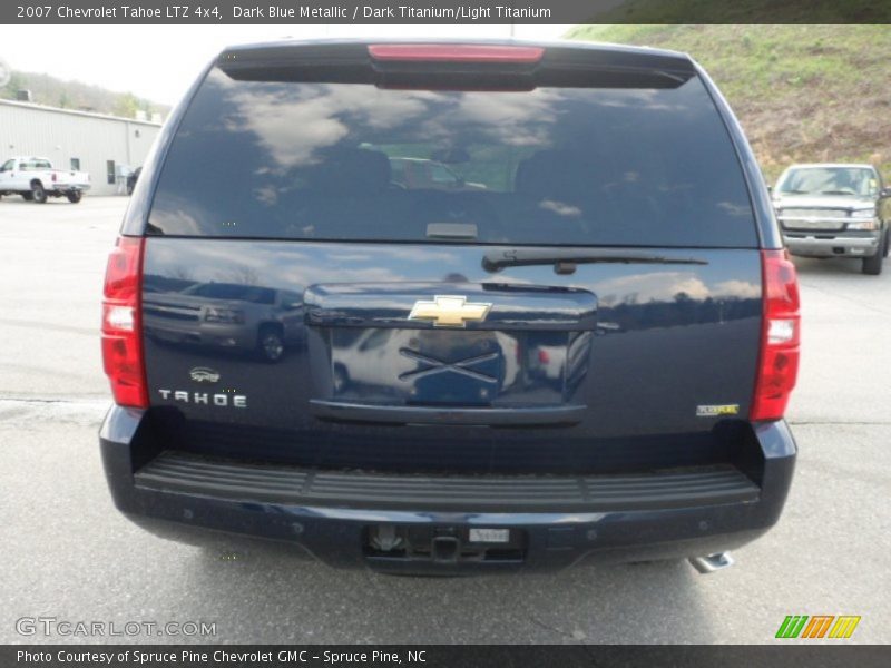 Dark Blue Metallic / Dark Titanium/Light Titanium 2007 Chevrolet Tahoe LTZ 4x4