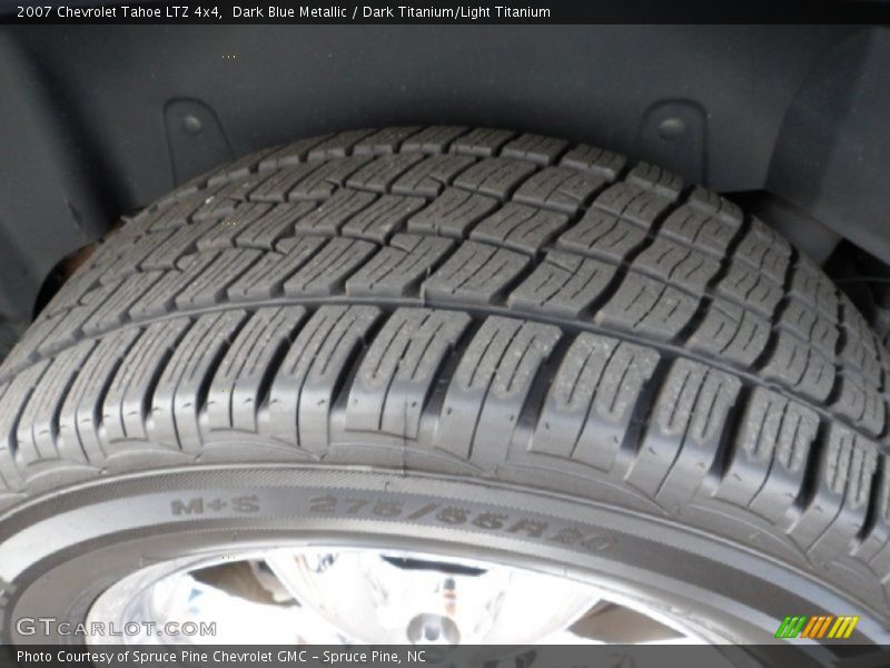 Dark Blue Metallic / Dark Titanium/Light Titanium 2007 Chevrolet Tahoe LTZ 4x4