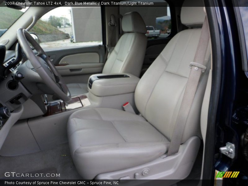 Dark Blue Metallic / Dark Titanium/Light Titanium 2007 Chevrolet Tahoe LTZ 4x4