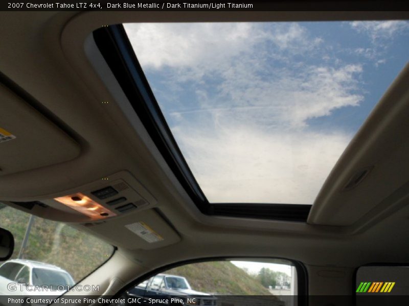 Dark Blue Metallic / Dark Titanium/Light Titanium 2007 Chevrolet Tahoe LTZ 4x4
