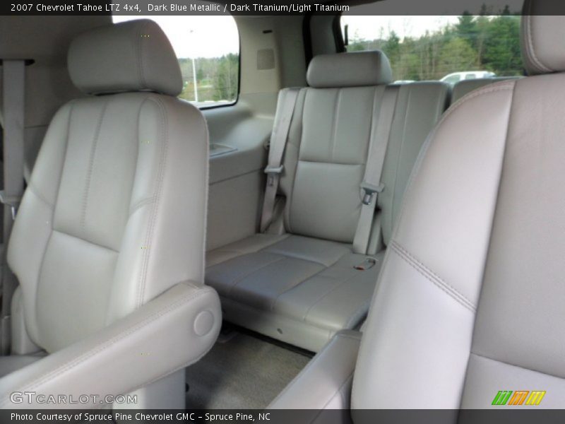 Dark Blue Metallic / Dark Titanium/Light Titanium 2007 Chevrolet Tahoe LTZ 4x4