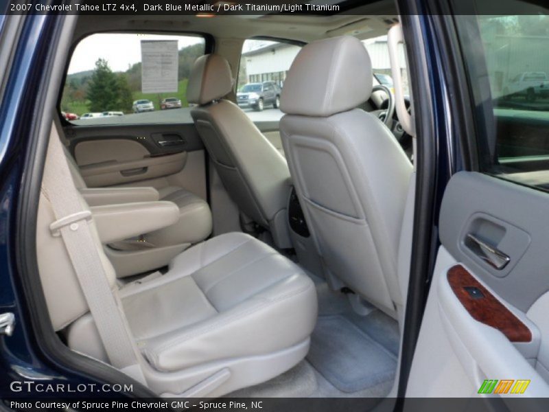 Dark Blue Metallic / Dark Titanium/Light Titanium 2007 Chevrolet Tahoe LTZ 4x4