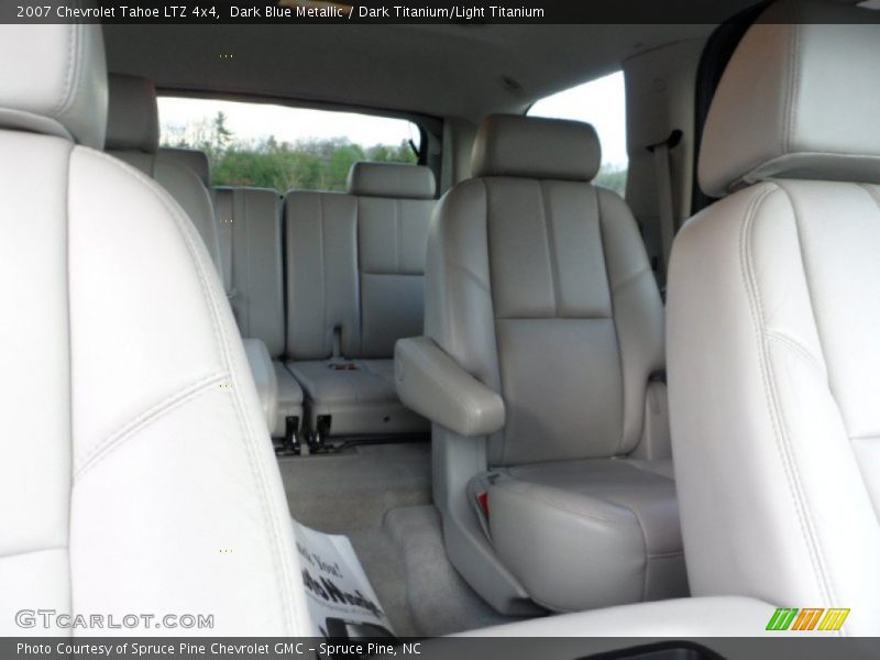 Dark Blue Metallic / Dark Titanium/Light Titanium 2007 Chevrolet Tahoe LTZ 4x4
