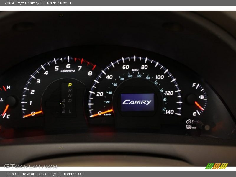 Black / Bisque 2009 Toyota Camry LE