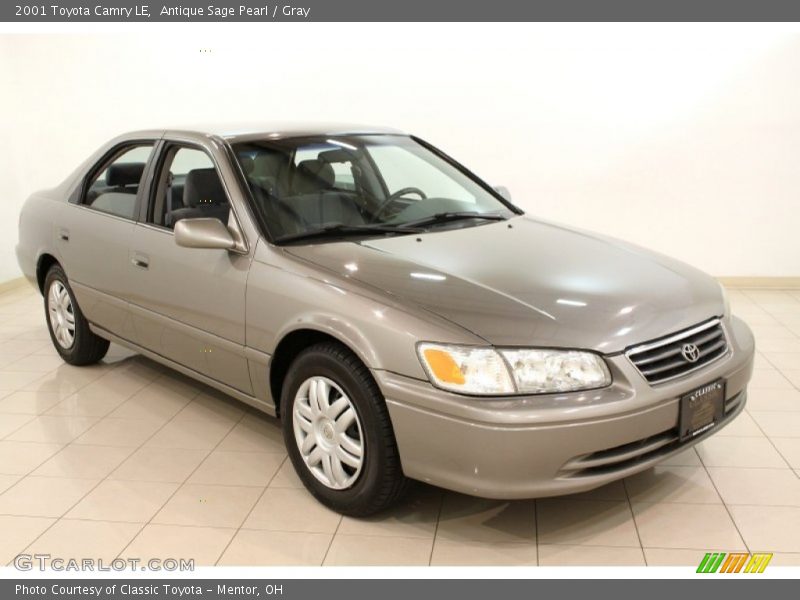 Antique Sage Pearl / Gray 2001 Toyota Camry LE
