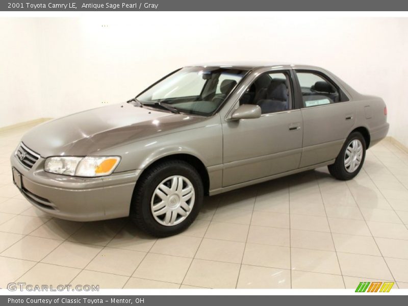 Antique Sage Pearl / Gray 2001 Toyota Camry LE