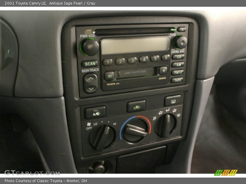 Antique Sage Pearl / Gray 2001 Toyota Camry LE