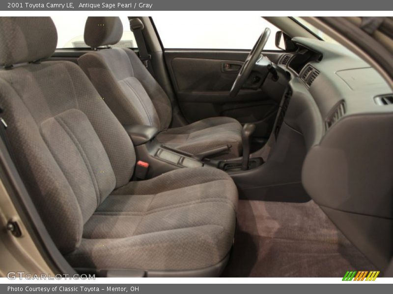 Antique Sage Pearl / Gray 2001 Toyota Camry LE