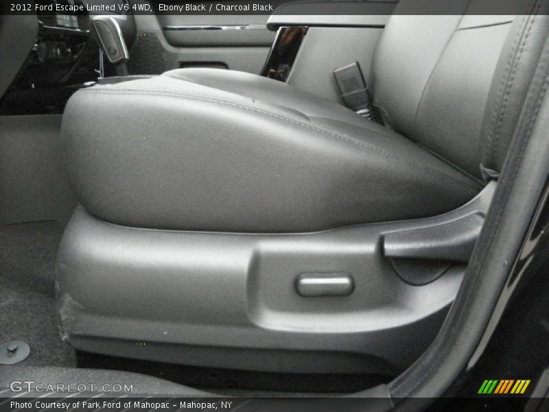 Ebony Black / Charcoal Black 2012 Ford Escape Limited V6 4WD