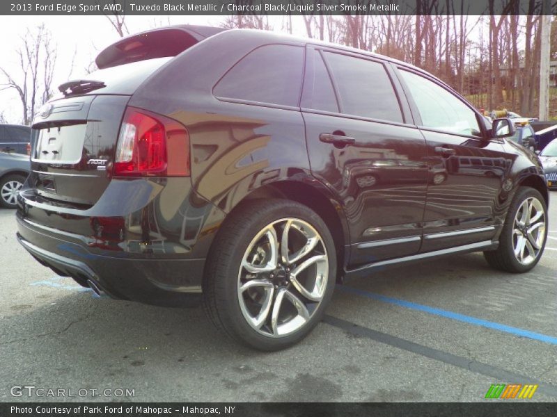 Tuxedo Black Metallic / Charcoal Black/Liquid Silver Smoke Metallic 2013 Ford Edge Sport AWD