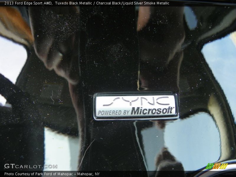 Tuxedo Black Metallic / Charcoal Black/Liquid Silver Smoke Metallic 2013 Ford Edge Sport AWD