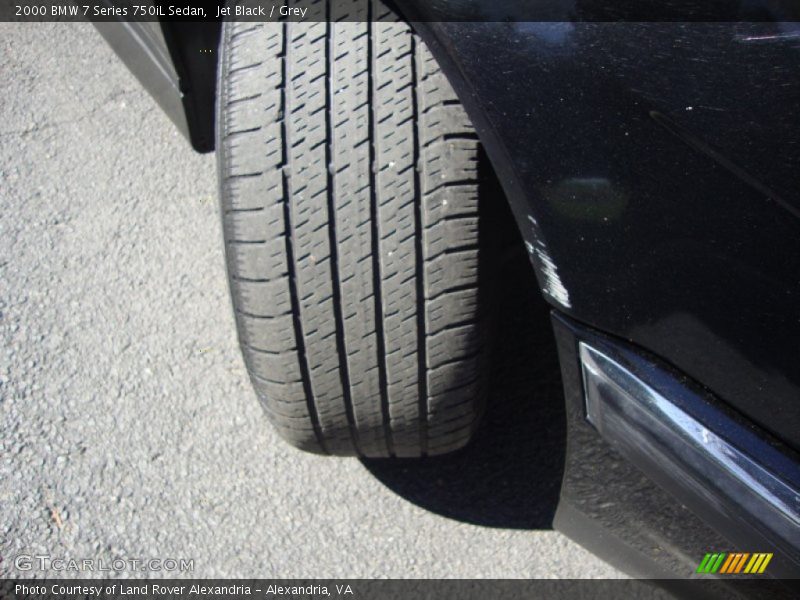 Jet Black / Grey 2000 BMW 7 Series 750iL Sedan