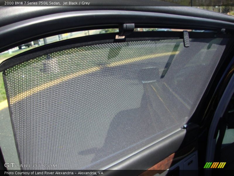 Jet Black / Grey 2000 BMW 7 Series 750iL Sedan