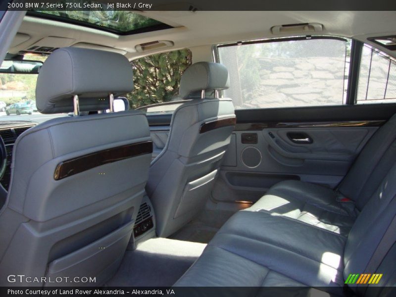 Rear Seat of 2000 7 Series 750iL Sedan