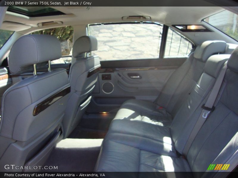 Jet Black / Grey 2000 BMW 7 Series 750iL Sedan