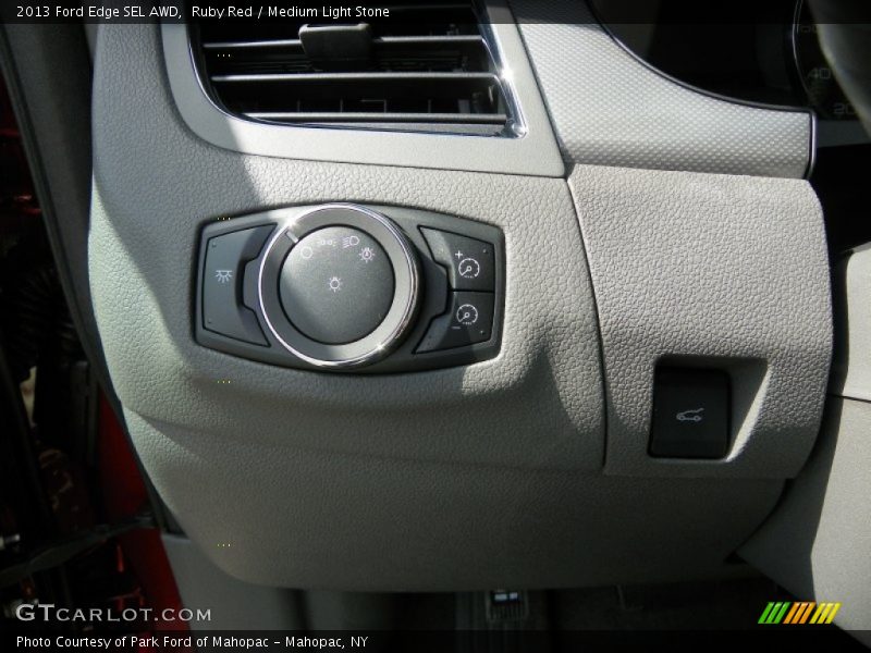 Ruby Red / Medium Light Stone 2013 Ford Edge SEL AWD