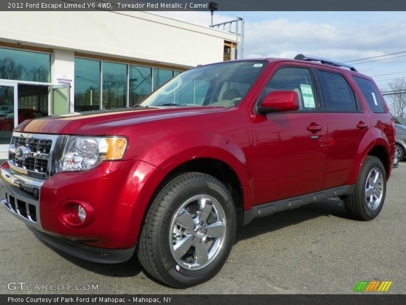 Toreador Red Metallic / Camel 2012 Ford Escape Limited V6 4WD