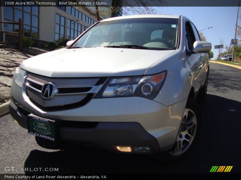 Billet Silver Metallic / Ebony 2008 Acura MDX Technology