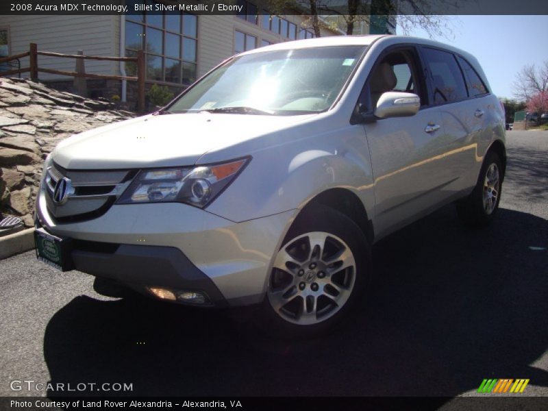 Billet Silver Metallic / Ebony 2008 Acura MDX Technology