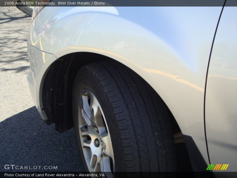 Billet Silver Metallic / Ebony 2008 Acura MDX Technology