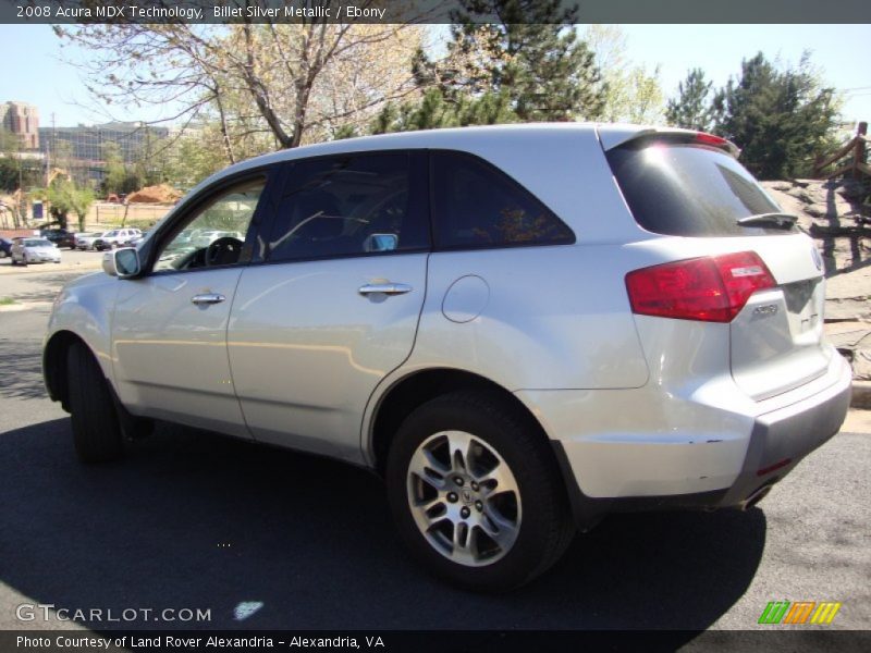 Billet Silver Metallic / Ebony 2008 Acura MDX Technology