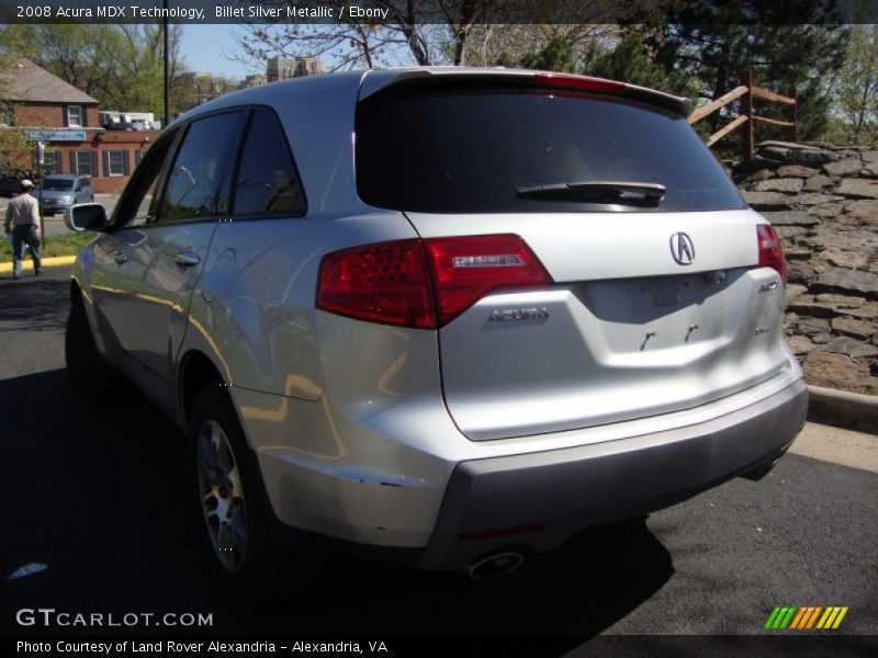 Billet Silver Metallic / Ebony 2008 Acura MDX Technology