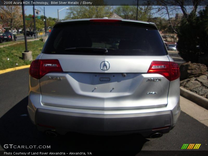 Billet Silver Metallic / Ebony 2008 Acura MDX Technology