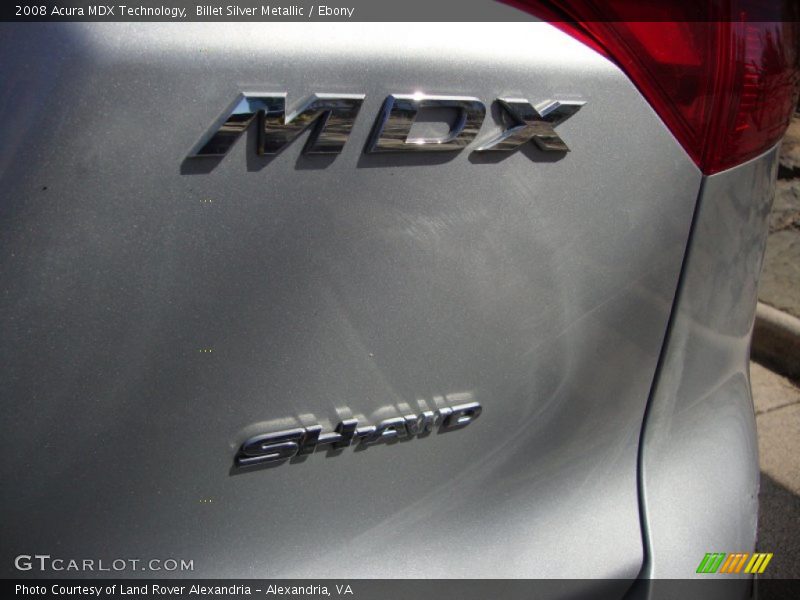 Billet Silver Metallic / Ebony 2008 Acura MDX Technology
