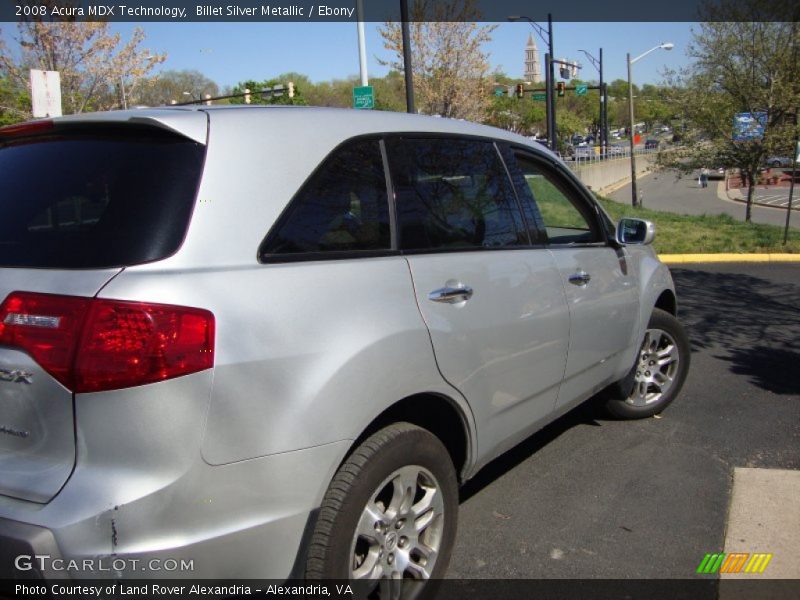 Billet Silver Metallic / Ebony 2008 Acura MDX Technology