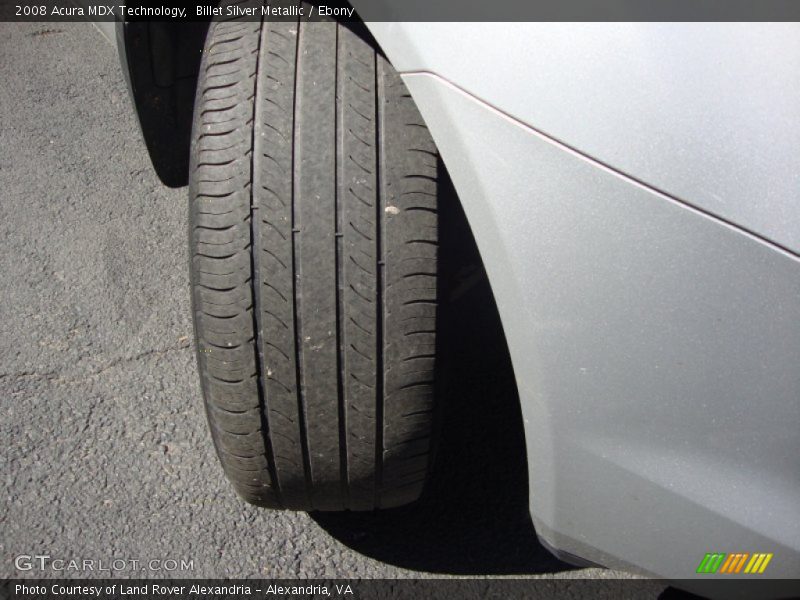 Billet Silver Metallic / Ebony 2008 Acura MDX Technology