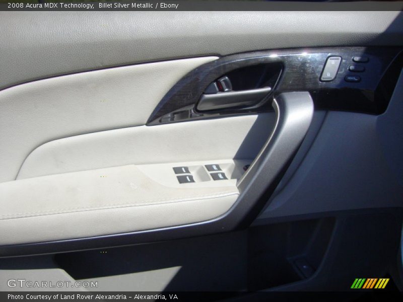 Billet Silver Metallic / Ebony 2008 Acura MDX Technology