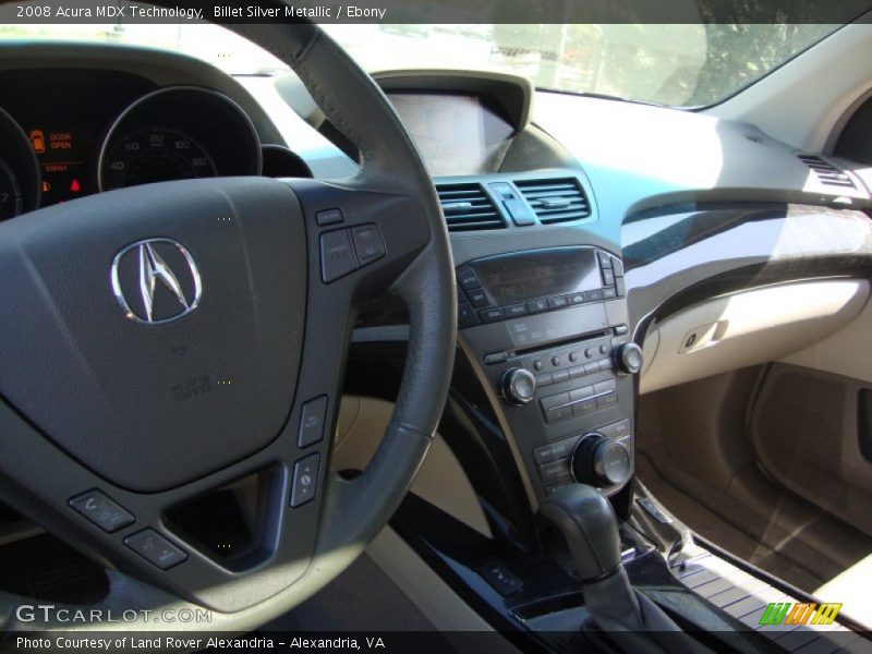 Billet Silver Metallic / Ebony 2008 Acura MDX Technology