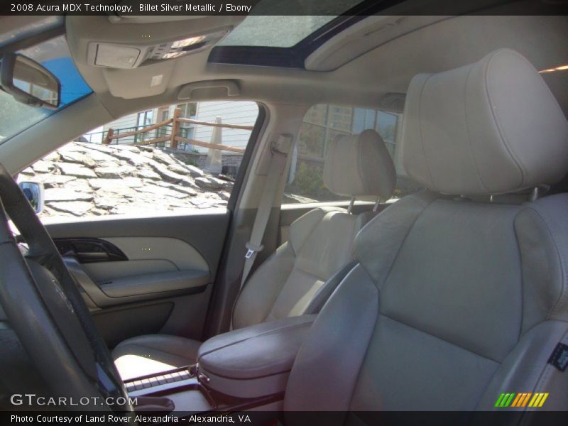 Billet Silver Metallic / Ebony 2008 Acura MDX Technology