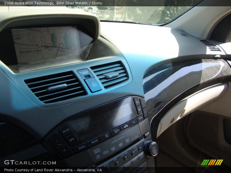 Billet Silver Metallic / Ebony 2008 Acura MDX Technology