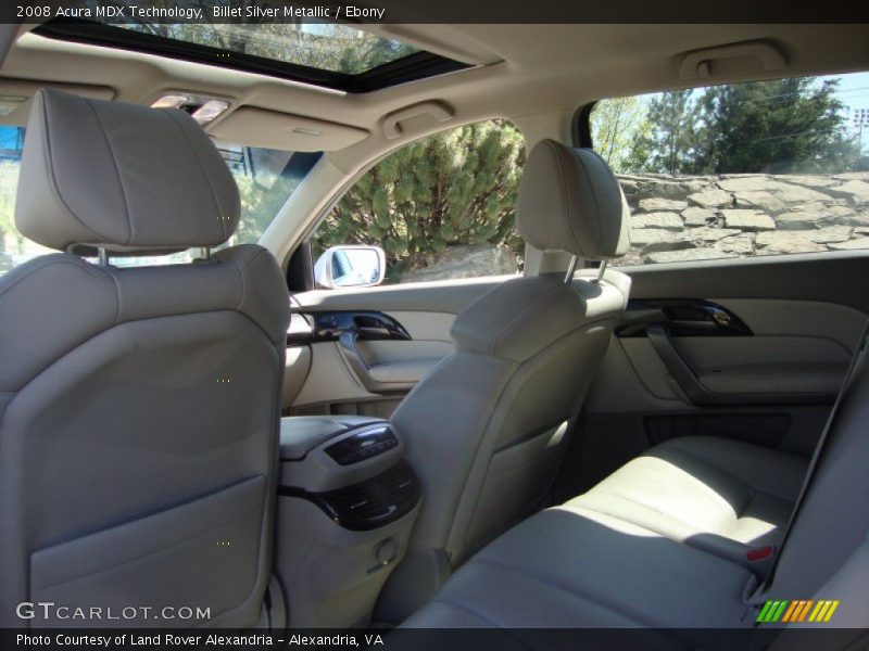 Billet Silver Metallic / Ebony 2008 Acura MDX Technology