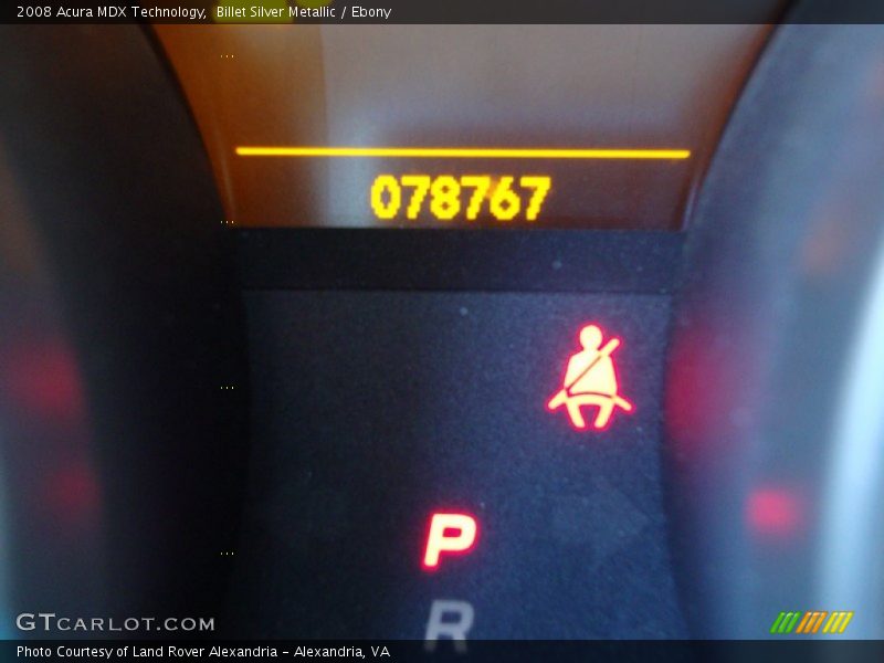 Billet Silver Metallic / Ebony 2008 Acura MDX Technology