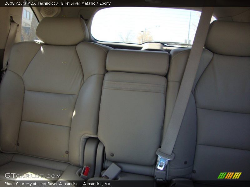 Billet Silver Metallic / Ebony 2008 Acura MDX Technology