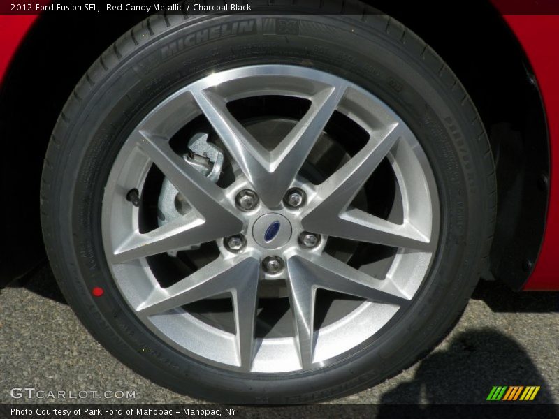 Red Candy Metallic / Charcoal Black 2012 Ford Fusion SEL